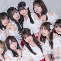 Peel the Apple（前列左から）佐野心音、春海りお、浅原凜、黒嵜菜々子、山崎玲奈（後列左から）小田垣有咲、広島世那、南るな、松村美月（C）モデルプレスモデルプレス