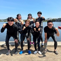 (後列左から)中岡創一、ガンバレルーヤ(よしこ、まひる)/(前列左から)藤井貴彦アナウンサー、高橋恭平、村山輝星、宮川大輔(C)日本テレビ