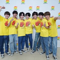 なにわ男子(左から)大橋和也、高橋恭平、大西流星、西畑大吾、道枝駿佑、長尾謙杜、藤原丈一郎(C)日本テレビ