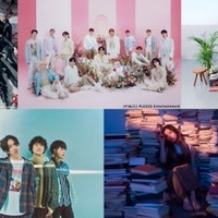 （左上から時計回りに）AI、ENHYPEN、SEVENTEEN、DXTEEN、LE SSERAFIM、milet、マカロニえんぴつ、Perfume