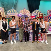 (左から)野村真季、野田クリスタル、みちょぱ、有吉弘行、せいや、松田元太(C)テレビ朝日