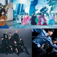 (上段左から)INI、ENHYPEN、Kyrie、櫻坂46、JO1(下段左から)Tani Yuuki、 BE:FIRST、flumpool、WANIMA(提供写真)