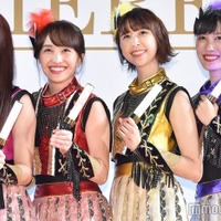 ももいろクローバーZ(左から) 佐々木彩夏、百田夏菜子、玉井詩織、高城れに (C)モデルプレス