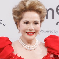 オンライン診療サービスのCM発表会に出席したデヴィ夫人(C)モデルプレス