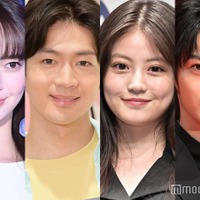 (左から)多部未華子、松下洸平、今田美桜、神尾楓珠(C)モデルプレス