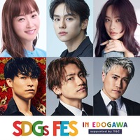 (上段左から)藤本美貴、山下幸輝、清水美依紗(下段左から)TETSUYA、小森隼、中務裕太(提供写真)