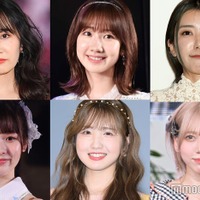 2023年にAKB48から卒業を発表したメンバー/(上段左から)山邊歩夢、柏木由紀、大西桃香(下段左から)浅井七海、本田仁美、茂木忍(C)モデルプレス