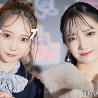 モデルプレスのインタビューに応じた谷崎早耶、鈴木瞳美(C)モデルプレス