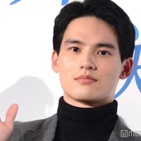 映画『あの花が咲く丘で、君とまた出会えたら。』の初日舞台挨拶に登壇した水上恒司(C)モデルプレス