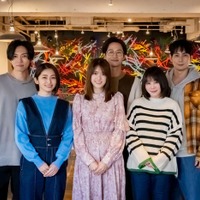 (前列左から)岡本玲、松村沙友理、北乃きい(後列左から)桐山漣、竹財輝之助、平岡祐太(C)カンテレ