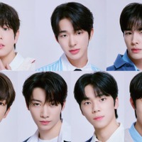 「NEXZ」としてデビューするメンバー(上段左から)YUKI、TOMOYA、HARU(下段左から)SEITA、YU、KEN、YUHI「Nizi Project Season 2 Global Boys Audition」(提供写真)