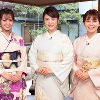 井上清華、高島彩、中野美奈子(C)フジテレビ