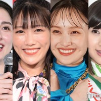 （左から）早見あかり、高城れに、百田夏菜子、有安杏果（C）モデルプレス