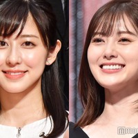 斎藤ちはるアナ、白石麻衣(C)モデルプレス