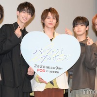 （左から）四谷真佑、野村康太、金子隼也、太田駿静、栗田航兵（C）モデルプレス