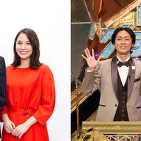 （左から）せいや、粗品、広瀬アリス、矢部浩之、岡村隆史、松岡茉優（C）フジテレビ