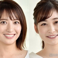 笹崎里菜さん、岩田絵里奈アナウンサー（C）モデルプレス