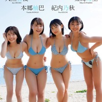 大熊杏優、本郷柚巴、紀内乃秋、桑島海空（C）桑島智輝／週刊プレイボーイ