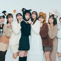 （左から）河田陽菜、渡辺莉奈、藤嶌果歩、東村芽依、小坂菜緒、正源司陽子、丹生明里、上村ひなの／Photo：Yasutomo Sampei（C）KOBUNSHA