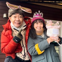 木梨憲武、奈緒「春になったら」（C）カンテレ