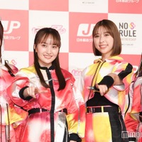 ももいろクローバーZ/(左から)佐々木彩夏、百田夏菜子、玉井詩織、高城れに(C)モデルプレス