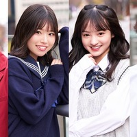(左から)「高一ミスターコン2023」グランプリ・川端輝くん、「高一ミスコン2023」準グランプリ・まみさん、「中一ミスコン2023」グランプリ・みおさん、「中一ミスターコン2023」グランプリ・宗田悠良くん(提供写真)
