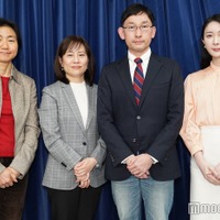 NHKエンタープライズ・原田由香里シニア・プロデューサー、NHK第2制作センター・石川敬子統括副部長、NHK第2制作センター・望月篤史チーフ・プロデューサー、森田茉里恵アナウンサー（C）モデルプレス