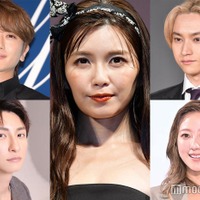 (中央)宇野実彩子、(左上から)Nissy、與真司郎、(右上から)SKY-HI、伊藤千晃(C)モデルプレス