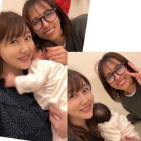 安めぐみ、生後2ヶ月の次女＆倉本清子とのほっこり3SHOT公開「次女は基本的にすやすや寝ていました笑」