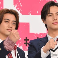 高校時代の後輩・高橋海人、先輩・中川大志(C)モデルプレス