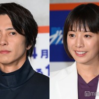 ドラマ「ブルーモーメント」制作発表に登壇した山下智久、夏帆(C)モデルプレス