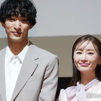 「ミス・ターゲット」制作発表会見に出席した上杉柊平、松本まりか(C)モデルプレス