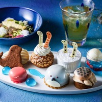 すみだ水族館コラボアフタヌーンティー¥6,958（税サ込）※フリードリンク制／提供画像