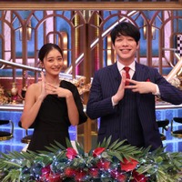 池田美優、川島明（C）フジテレビ