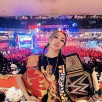 プロレス好き倖田來未、家族で両国国技館での“WWE”生観戦報告に「親子ショットにほっこり」「いい顔してる」と反響