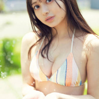 蓬莱舞、ヘルシー美ボディ際立つ水浴びSHOT披露！18歳の瑞々しい透明感と清楚な佇まいに胸キュン