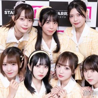 ラフ×ラフ／（後列左から）齋藤有紗、吉村萌南、高梨結（前列左から）夏目涼風、永松波留、日比野芽奈、佐々木楓菜※藤崎未来は欠席（C）モデルプレス