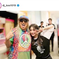 DJ KOO、浜崎あゆみとパシャリ！笑顔の仲良しSHOTに反響「最強コンビ！！！」「めちゃ楽しそう」