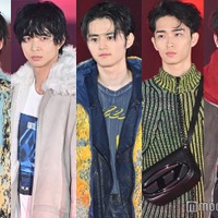 水沢林太郎、鈴木仁、鈴鹿央士、野村康太、守屋光治（C）モデルプレス