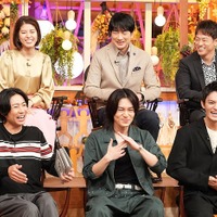 神田愛花、羽鳥慎一、陣内智則、相葉雅紀、松田元太、佐野勇斗（C）日本テレビ