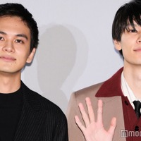 ワールドプレミア上映イベントに出席した北村匠海、萩原利久（C）モデルプレス