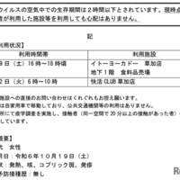 麻しん（はしか）患者の発生について（2024年11月1日発表）