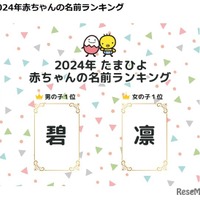 赤ちゃんの名前ランキング2024