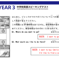 「Part B 会話の問題」の一部