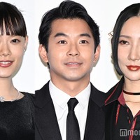 「GQ MEN OF THE YEAR 2024」フォトコールに出席した杉咲花、仲野太賀、ファーストサマーウイカ（C）モデルプレス