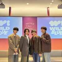 WILD BLUE、デビュー記念テーマカフェ「-WILD BLUE- Our Magic CAFE」メンバーが駆けつけそれぞれの思いを語る