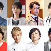 （上段左から）磯村勇斗、松山ケンイチ、吉岡里帆、迫田孝也、鈴木伸之、佐藤隆太（下段左から）多部未華子、松たか子、木村拓哉、鈴木京香、沢村一樹、正門良規（C）TBS