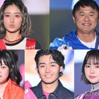 （上段左から時計回りに）池田美優、武田修宏、なえなの、鈴々木響、菜桜（C）モデルプレス