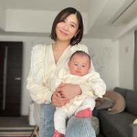 山本圭壱、妻・西野未姫と愛娘が自宅での仕事中に…！？家族の微笑ましい時間に「幸せですね」「可愛すぎる」