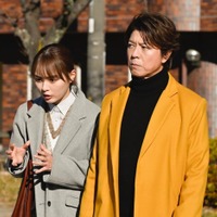 内田理央、上川隆也「問題物件」第4話より（C）フジテレビ